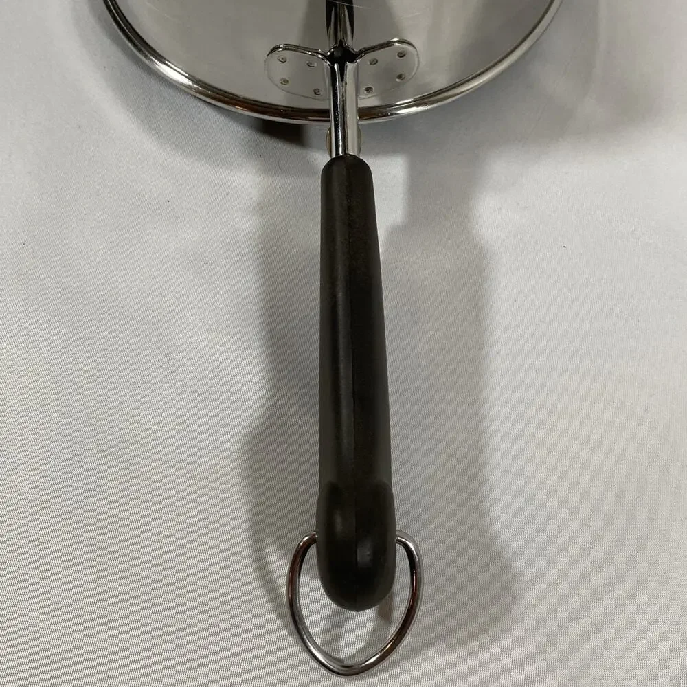 Revere Ware 1 Qt Quart Copper Bottom Sauce Pan, Lid Clinton 90 j Stainless Steel